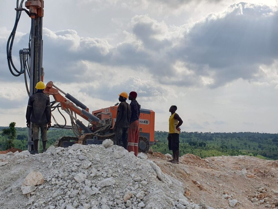 Drilling team at PQ